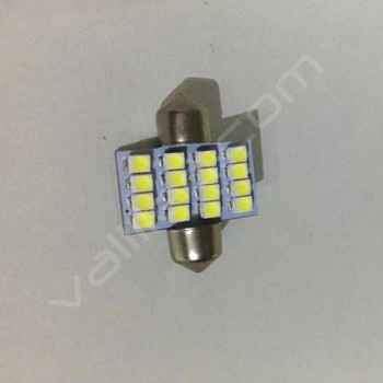 Bombilla plafon led 31mm 16 led