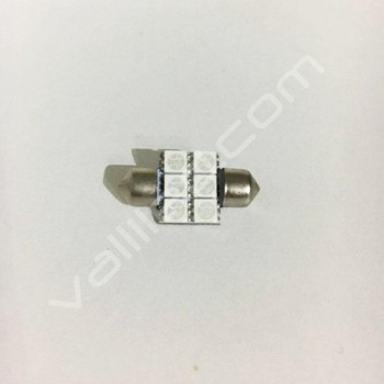 Bombilla plafon led 31mm color