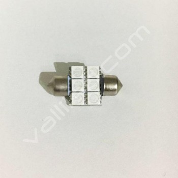 Bombilla plafon led 31mm color