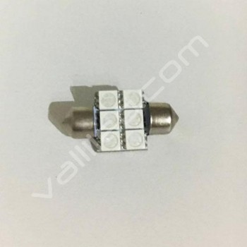 Bombilla plafon led 31mm color
