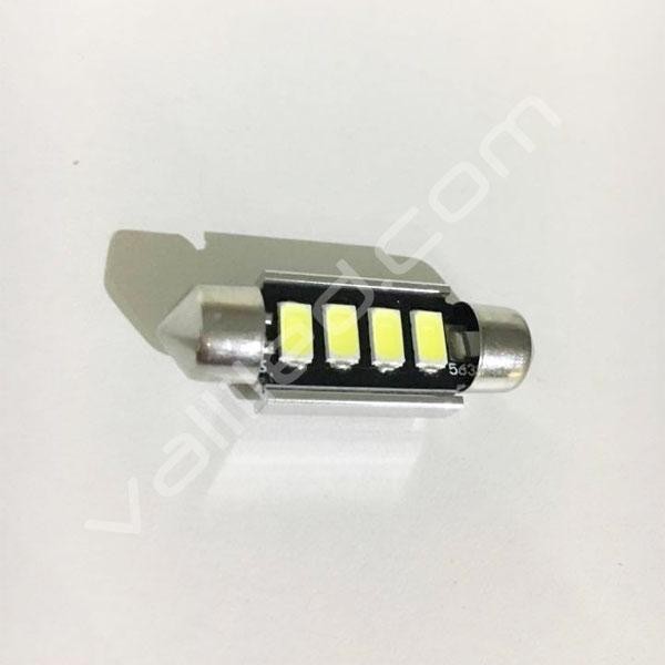 Bombilla plafón led 36mm con cambus Premium blanca