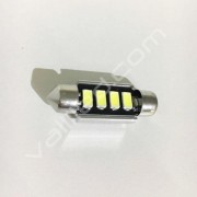 Bombilla plafón led 36mm con cambus Premium blanca