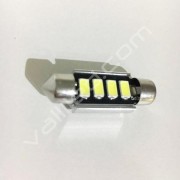 Bombilla plafón led 36mm con cambus Premium blanca