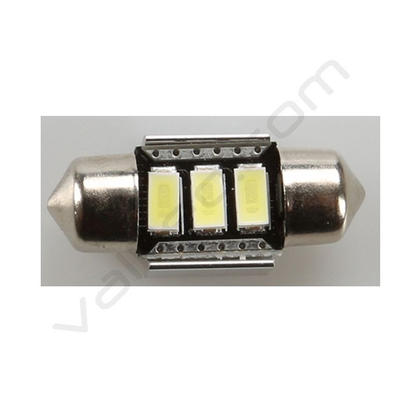 Bombilla plafon led 31mm canbus 3 led