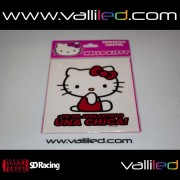 Adhesivo Cristal Una Chica Hello Kitty