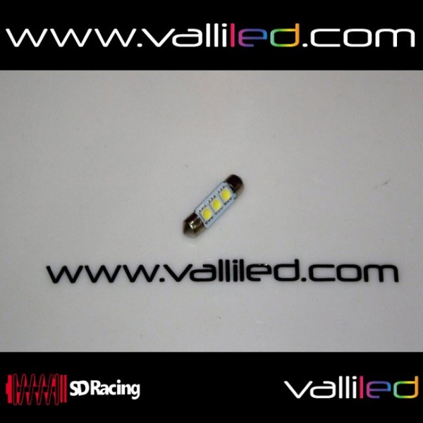 Bombilla plafón led 36mm sin cambus económica blanca