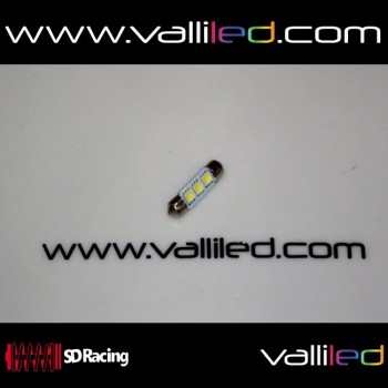 Bombilla plafón led 36mm sin cambus económica blanca