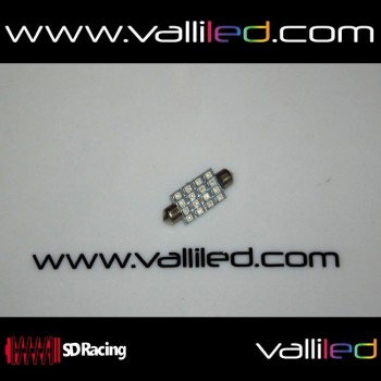 Bombilla plafón led 42mm sin cambus económica blanca