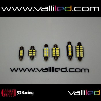 Bombilla plafón led 31mm con cambus Premium blanca