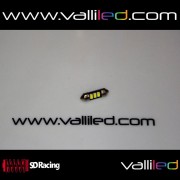 Bombilla plafón led 31mm con cambus Premium blanca