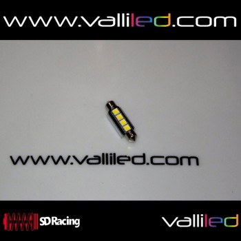 Bombilla plafón led 42mm con cambus Premium blanca