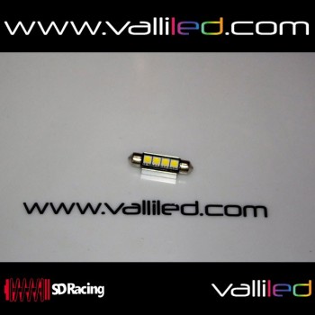 Bombilla plafón led 42mm con cambus Premium blanca