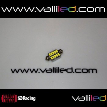Bombilla plafón led 42mm con cambus Premium blanca