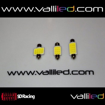 Bombilla plafón led 31mm sin cambus Premium blanca
