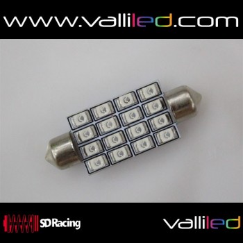 Bombilla plafón led 42mm con cambus económica blanca