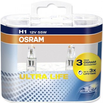 Bombillas H1 12V 55W Ultra Life