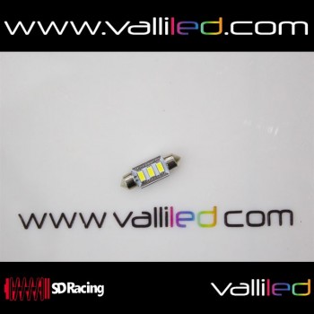 Bombilla plafón led 36mm con cambus económica blanca
